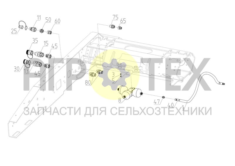 Чертеж Установка полумуфт (КСУ-2.09.72.080)